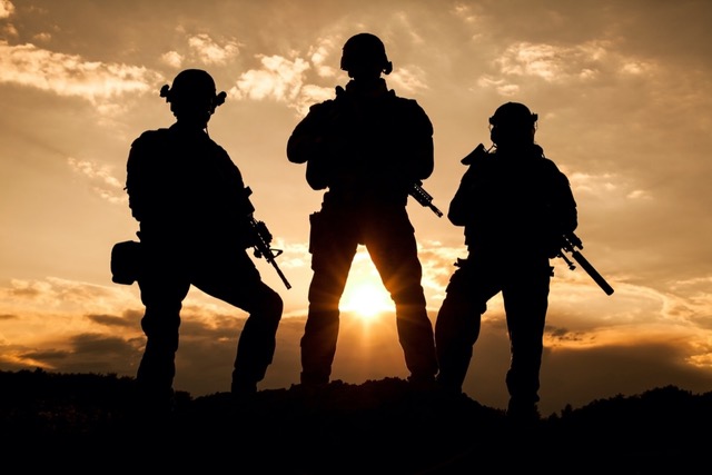 The team of specials at dawn