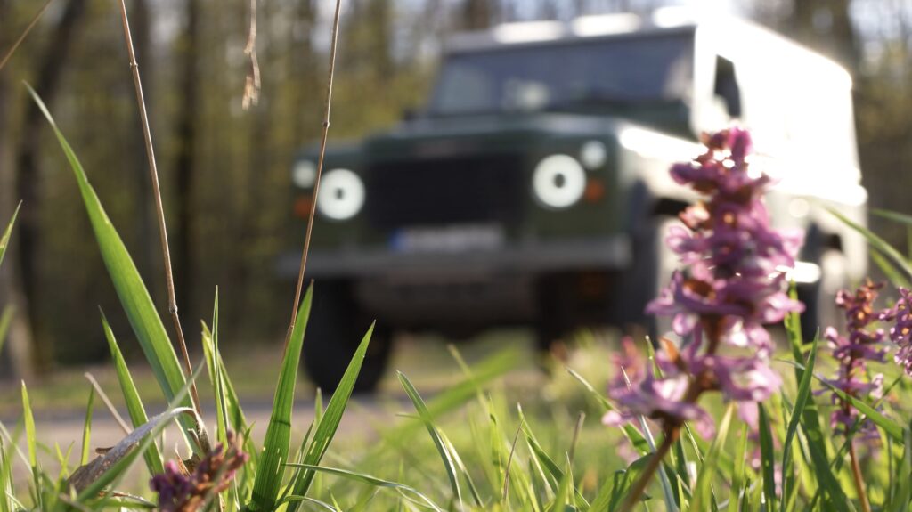 Land Rover on the way